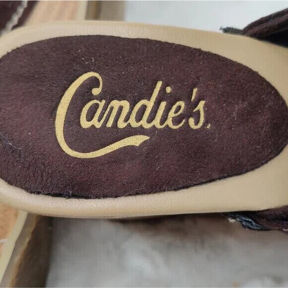 Y2K Candies Brown Wedge Clog Size 9 M - Picture 7 of 8